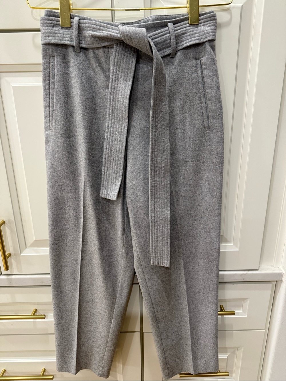 Aritzia Wilfred Jallade Wool Tie Front Pants